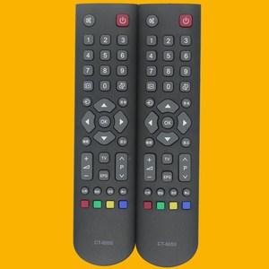 Télécommande Crystal Pearl Tianhong CT-8050 pour téléviseur Toshiba, code fixe, noir - Product Image 1