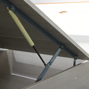 Juego de Cabecero de Cama Doble con Marco de Madera y Bisagras Elevables, Diseño Minimalista, Personalizado de Fábrica para Hogar, Hotel o Apartamento - Product Image 4