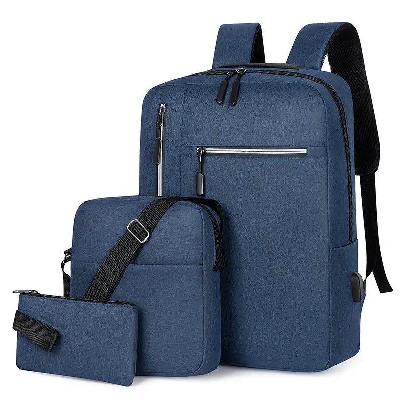 Новый дизайн высокого качества школьный рюкзак сумка 3 в 1 Рюкзак Набор с одной сумкой на плечо для мужчин и женщин