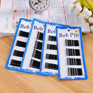 Black Bobby Pins 10Pcs Metal Hair Clips For Women Daily Use Wavy Updo Fixing Invisible Hair Accessories - Product Image 3