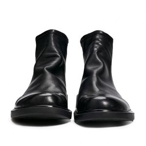 Nouvelles bottes en cuir véritable à semelle épaisse et à tige haute, tendance hiver, très vendues - Product Image 2