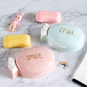Plastic Drain Layer Travel Washing Box With Lid <b>Seal</b> Leak-Proof Dish Non-Slip Soap Case - Product Image 2