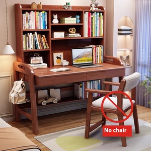 <span class=keywords><strong>Bureau</strong></span> d'étude en bois massif avec étagère intégrée Table d'ordinateur pour les élèves du premier cycle du secondaire Utilisation à domicile des enfants de l'école primaire - Product Image 6