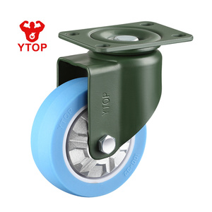 YTOP Leichte Pu-Schwenk-Zwillingsrollen von 2,55 Zoll Leichte Pu-Schwenk-Zwillingsrollen - Product Image 2