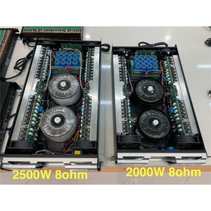 Hb2500 88-bóng bán dẫn 24-tụ điện 4000W biến áp kép 2CH 3U nhôm ngoài trời giai đoạn khuếch đại công suất cao với màn hình hiển thị - Product Image 4