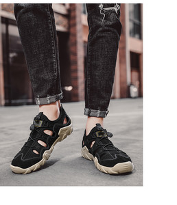 Sandales à bout fermé pour hommes, chaussures d'extérieur, de marche, d'athlétisme, de randonnée, à la mode, nouvelle collection 2020 - Product Image 4