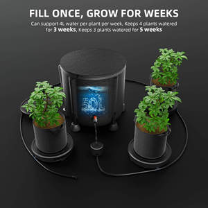 Système d'arrosage automatique silencieux <span class=keywords><strong>Spider</strong></span> <span class=keywords><strong>Farmer</strong></span>, alimenté par gravité, sans alimentation électrique, avec réservoir de 13 gallons, lot de 4 - Product Image 3