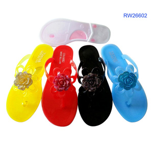 Sandalias de Playa de Verano para Mujer, Personalizadas al por Mayor, con Pedrería, Antideslizantes, de PVC, con Cristales - Product Image 5