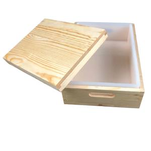 2200ml / 77oz Rectangle Silicone Molds for Soap Making , <b>Rubber</b> Liner with Wooden Box and Lid for DIY Handmade Soap - Product Image 1