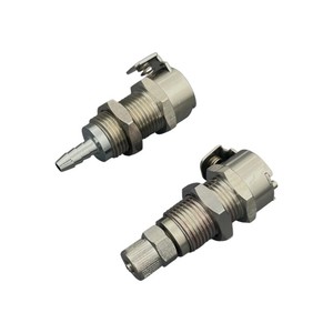 BRT миндальный/серый полипропиленовый 1/8 ''3/16'' 1/4 ''шланг зазубрины заглушка заглушенная пластиковая быстросъемная муфта - Product Image 5