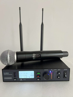 Casque portable professionnel ULXD4 Microphone Lavaliere Système de microphone UHF sans fil pour événement