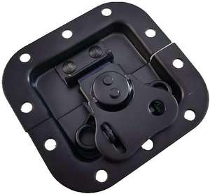 フラットロックコアフレームレスバタフライラップ付きプロフェッショナルミディアムクロームフライトケースロック新コーナースタイル - Product Image 5