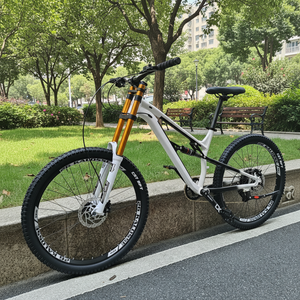 <span class=keywords><strong>Bicicleta</strong></span> de Montaña KALOSSE con Suspensión Trasera, <span class=keywords><strong>Bicicleta</strong></span> de Montaña Todoterreno, 27.5X17 Pulgadas, <span class=keywords><strong>Bicicleta</strong></span> para Adultos, 11 Velocidades, Frenos Hidráulicos - Product Image 1