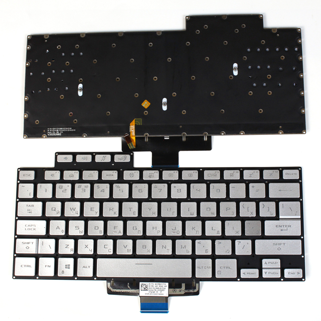 NEW Replacement Laptop Keyboard for GA503 Silver Color Plastic Optical US Layout for