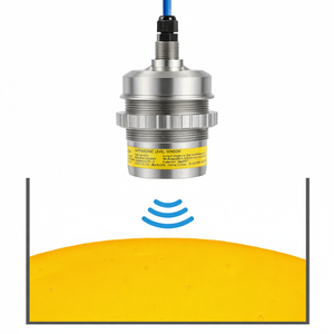 Capteur de niveau de réservoir de carburant à ultrasons 4-20 mA, transmetteur de mesure de niveau à ultrasons - Product Image 2