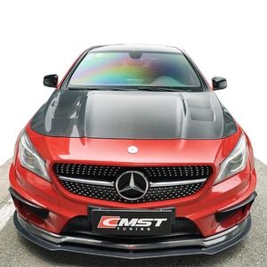 Kit de Carrocería para Mercedes Benz <span class=keywords><strong>Clase</strong></span> <span class=keywords><strong>CLA</strong></span> CLA200 W117, Faldones Laterales Anchos, Labio Delantero de Fibra de Carbono, Difusor Trasero, Alerón de Maletero, Capó - Product Image 1