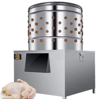 Machine à plumer les volailles automatique pour poulets, canards, cailles, outil de plumeuse à haute productivité, compatible 380V/220V