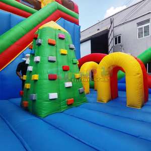 Pista de obstáculos inflable extrema para fiestas al aire libre, casa de brinco comercial para niños, parcours d'obstacles gonflable - Product Image 4