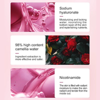 Masque facial naturel de spa de salon de beauté professionnel de marque privée masque doux éclaircissant à la rose centella masque facial à la poudre