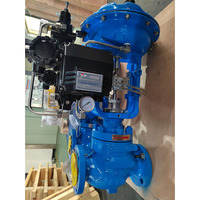 Vanne de contrôle d'eau à actionneur pneumatique en acier au carbone/acier inoxydable Pn16/classe 150/300 avec positionneur