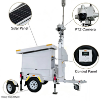 RITEVOLT IP Tragbare Solar-Sicherheitskamera Mobile Überwachungsturm CCTV-Anhänger Energiesystem Netzwerk Starlink 2x435W
