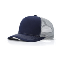 Casquette Trucker en Maille à 5 Panneaux avec Logo Brodé Personnalisé, Visière Courbe, Casquette Snapback Respirante, Vente en Gros, Casquettes de Baseball pour Hommes et Femmes