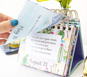Calendario da Tavolo Promozionale con Affermazioni Quotidiane per 365 Giorni, Stampa Personalizzata - Product Image 4