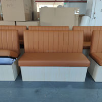 (SP-KS385) Nouvelle Arrivée Top Qualité À Manger PU En Cuir De Stockage Restaurant Canapé