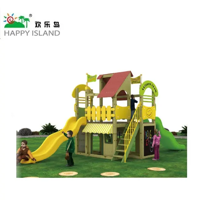 Amusement Park Outdoor Play Equipment Kids Plastic Playground Slides For Kids Children Outdoor Wooden Play Equipment