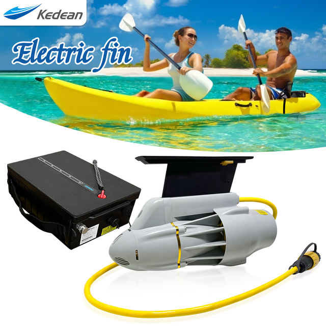 Fishing Belly Boat Trolling Motor Engine, Underwater Thruster for Paddle Board and Kayaks , 18 Lbs Thrust , 9KM/H SUP Propeller