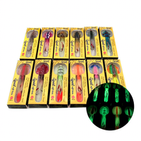 Nouveau leurre de pêche souple lumineux en forme de pieuvre de 60g et 15cm, appât pour calamars, jig lent, jig artificiel pour calamars