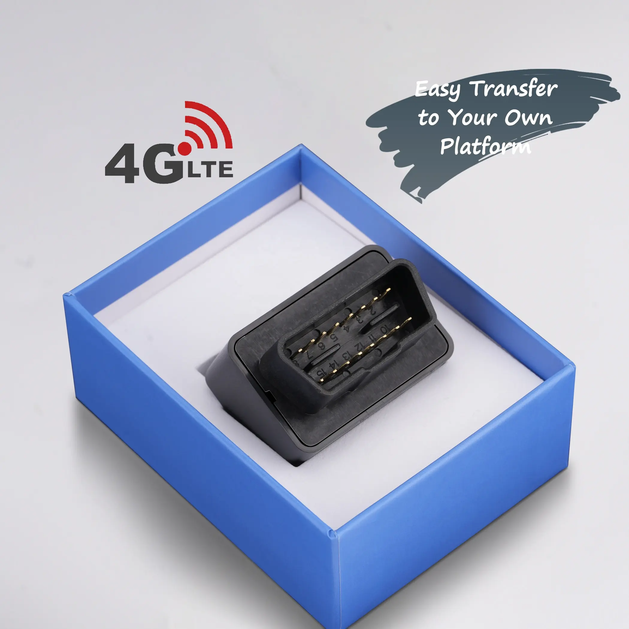 4G 2G OBDOBDIIカーGPSトラッカーロケーターリアルタイムトラッキングデバイスAndroidおよびIOS用の無料アプリクライアントロゴ印刷インストールが簡単