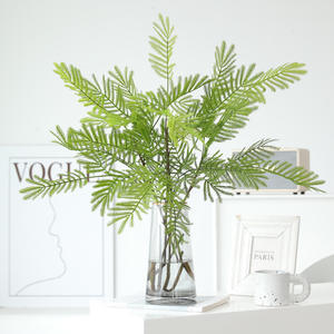 Plantes artificielles en <span class=keywords><strong>mimosa</strong></span> en matériau doux en gros, feuilles de <span class=keywords><strong>mimosa</strong></span> au toucher réel, sensation douce, feuilles de <span class=keywords><strong>mimosa</strong></span>, faible MOQ, plantes artificielles - Product Image 2