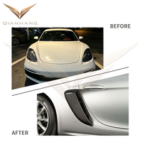 Prise d'air latérale en fibre de carbone sèche style GT4 pour 718 982 Cayman Boxster 2017+