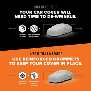 Nueva <span class=keywords><strong>Funda</strong></span> de <span class=keywords><strong>Coche</strong></span> para Invierno, Impermeable y a Prueba de Polvo, Personalizada, de Tela No Tejida, para Autos Sedan de Tamaño Mediano de hasta 200 Pulgadas - Product Image 4