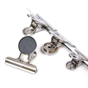 Clips aimantés pour réfrigérateur en acier inoxydable pour cuisine, aimants de réfrigérateur à prix abordable, pince magnétique - Product Image 5