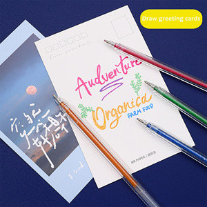 Tùy Chỉnh Kim Loại Long Lanh Gel Bút Màu Highlighter Dễ Thương Màu Sắc Thay Đổi Sáng Bóng Huỳnh Quang Gel Bút - Product Image 2