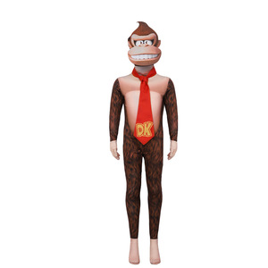 Costume Yoshi Zentai pour adultes et enfants, Costume de Cosplay, combinaison verte, tenue de spectacle pour carnaval d'halloween - Product Image 3