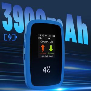 Jimi 3900MAh Pin Mở Khóa 4G <span class=keywords><strong>Hotspot</strong></span> Pocket Wifi Phổ 4G Router Không Giới Hạn Di Động Wifi Router - Product Image 2