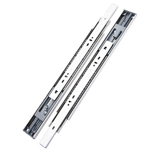 Zeitgenössische 45mm breite, weich schließende Dämpfung schublade Gleit schienen beschläge Kalt gewalzte Stahl beschläge Küche Esszimmer Schlafzimmer möbel - Product Image 3