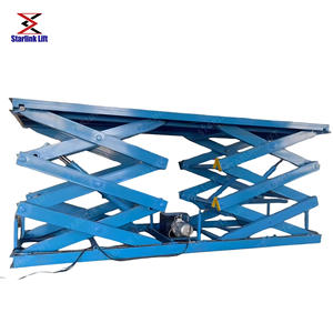 Plataforma Elevadora de Tijera Hidráulica Estacionaria con Certificación CE y Plataforma Abatible - Elevador de Tijera Industrial con Control Remoto - Product Image 6