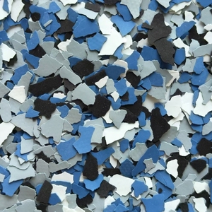 Professional Epoxy Floor Flake Chips for Garage Flooring Coatings Thin Hard Solid Color <b>Vinyl</b> Flake - Product Image 4