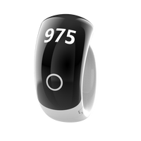 Bague de prière islamique connectée : Compteur numérique de Tasbih, montre de prière pour téléphone Android