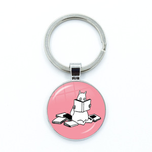 Llavero con Colgante de Gema del Tiempo de la Serie <span class=keywords><strong>Moomin</strong></span> de Arabia, Joyería de Anillo Estilo Europeo y Americano - Product Image 3