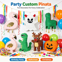 Piñata personnalisée à thème, piñata personnalisée avec personnage, piñata en papier faite à la main, personnalisation du nom/des initiales/de la date