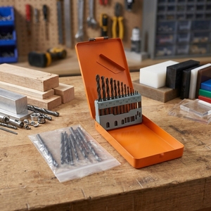 13-piece electric <b>drill</b> <b>bit</b> set - 4241 type high-speed steel twist <b>drill</b> - handy tool for home decoration and DIY metal and <b>wood</b> - Product Image 4
