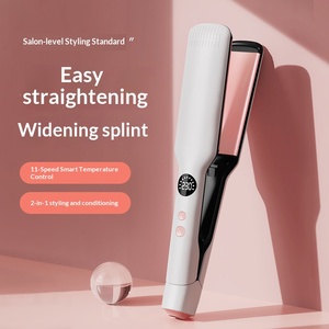 Peine rizador infrarrojo LCD, peine alisador, dispositivo rizador, secador de pelo voluminizador, rizador eléctrico doméstico - Product Image 1