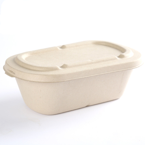 Wholesale Bio-degradable Straw Sugarcane Pulp Food packaging box,Take Away Food Box,Fast Food Box