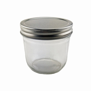 330ml 11oz wide mouth jam cake dressing salad glass mason jar with 87mm lid