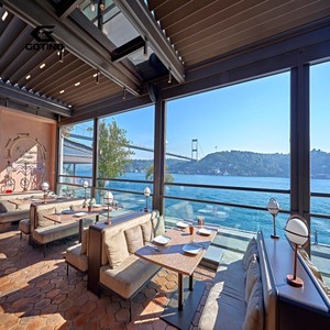 Pergola bioclimatique en aluminium à lames orientables, électrique, étanche, écologique, pour <span class=keywords><strong>jardin</strong></span>, terrasse, toit et événements en extérieur - Product Image 5